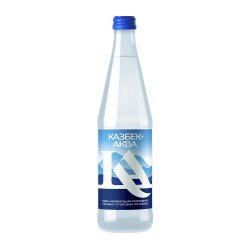 Минеральная лечебно-столовая вода Казбек-Аква газ. 0,45 л., стекло, 20 шт. в упак. - 1